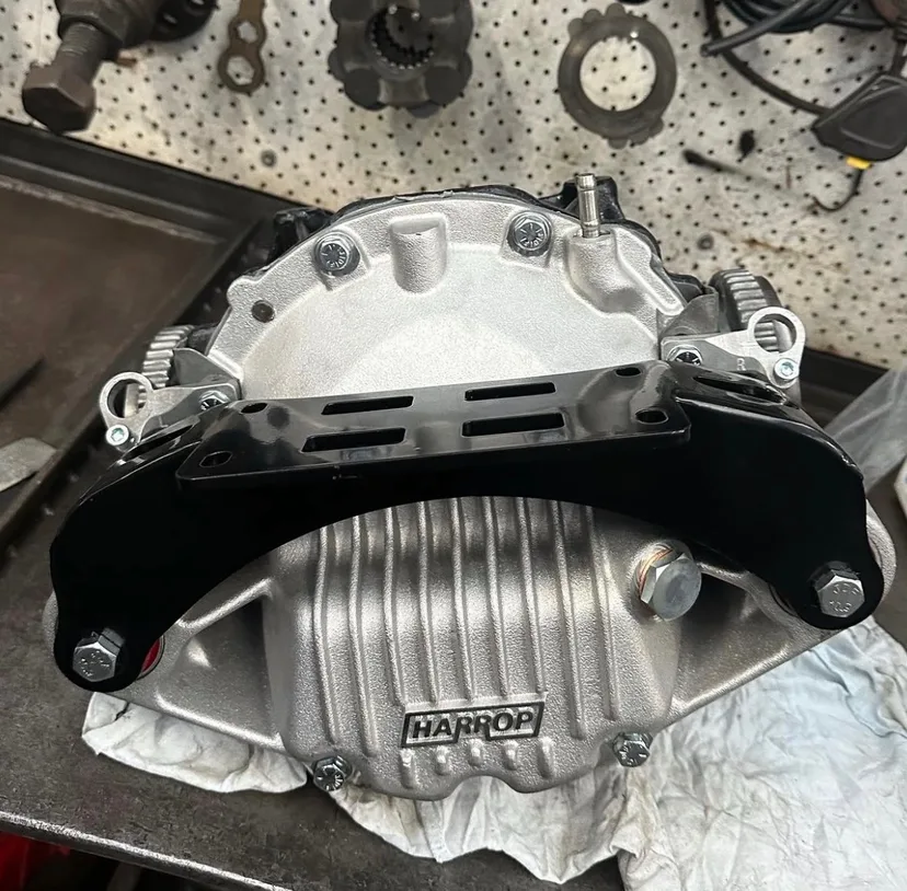 Rebuilt Harrop differential housing on the workbench