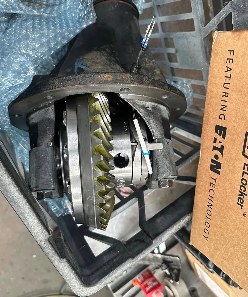 Differential centre fitted with an Eaton ELocker before going back into the housing